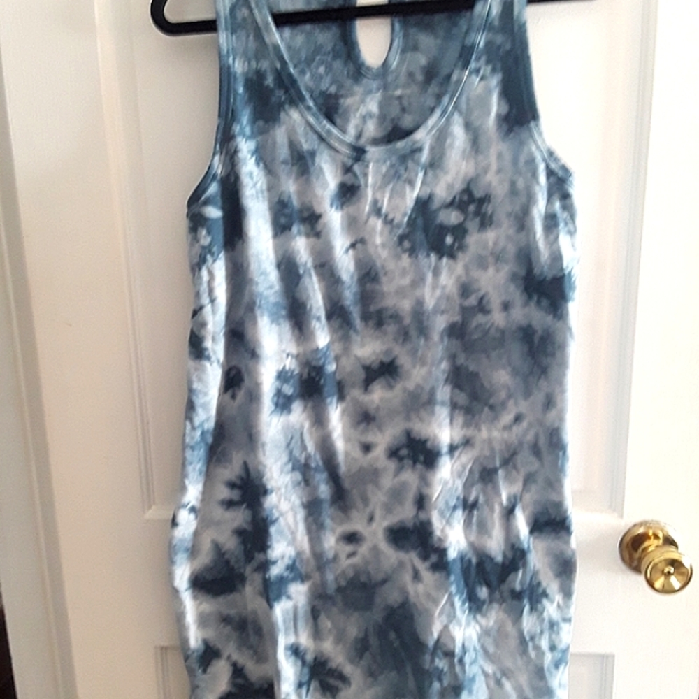 Womans Tie dye Tank Dress L
